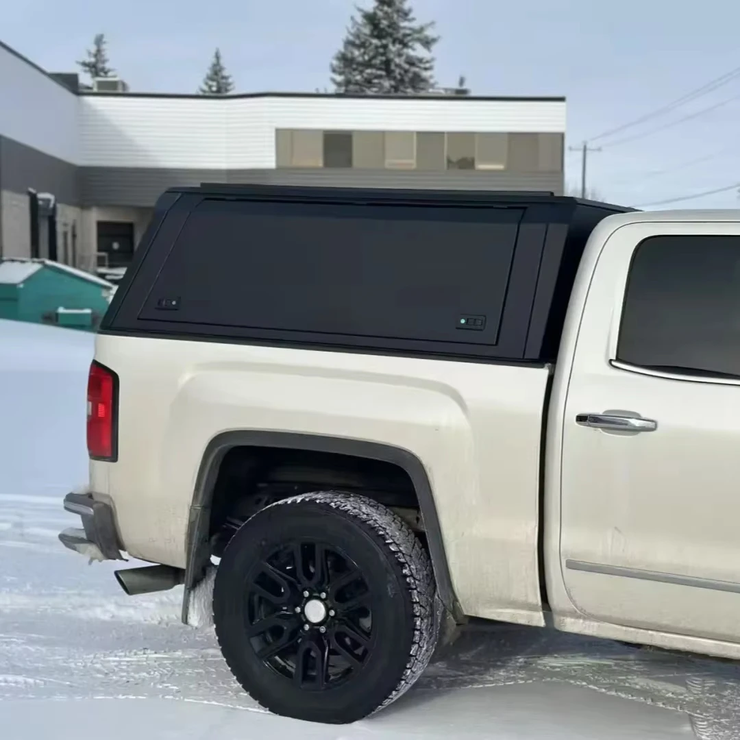 

For High Quality 4X4 Pickup Truck Canopy Topper 2014 2017 2021 tundra 5.5ft Utility Topper Waterproof Hardtop Canopies