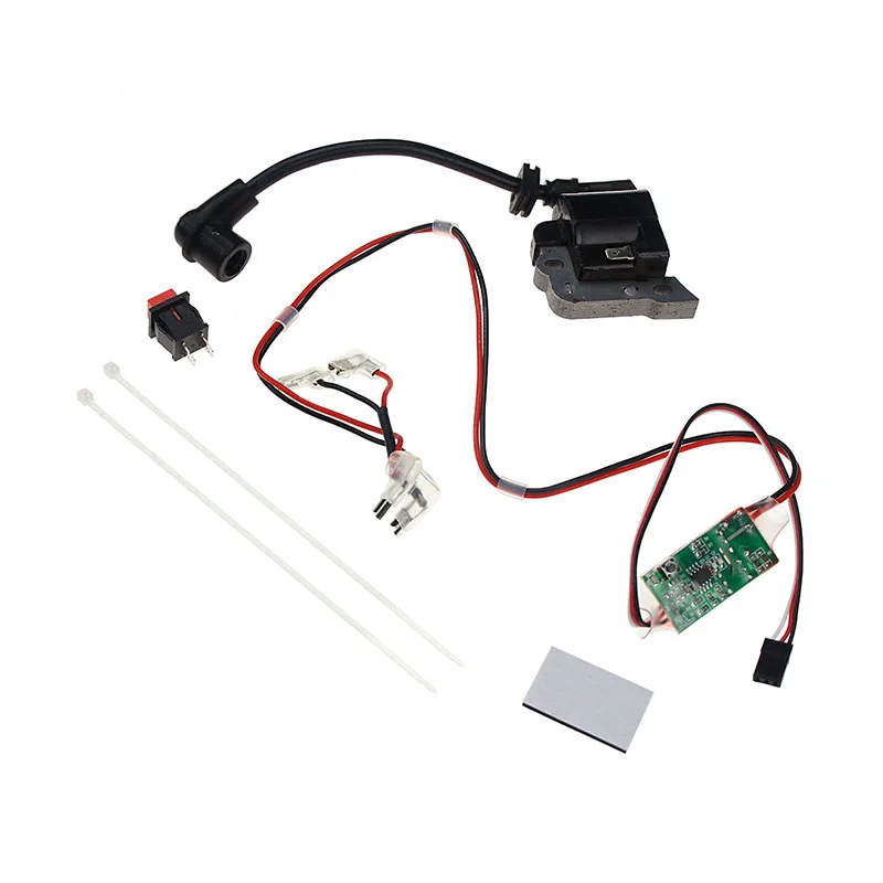 Remote protection engine stop switch and high-voltage package kit for 1/5 Hpi Rovan Km Baja Losi Redcat Fg 23cc-71cc Engines