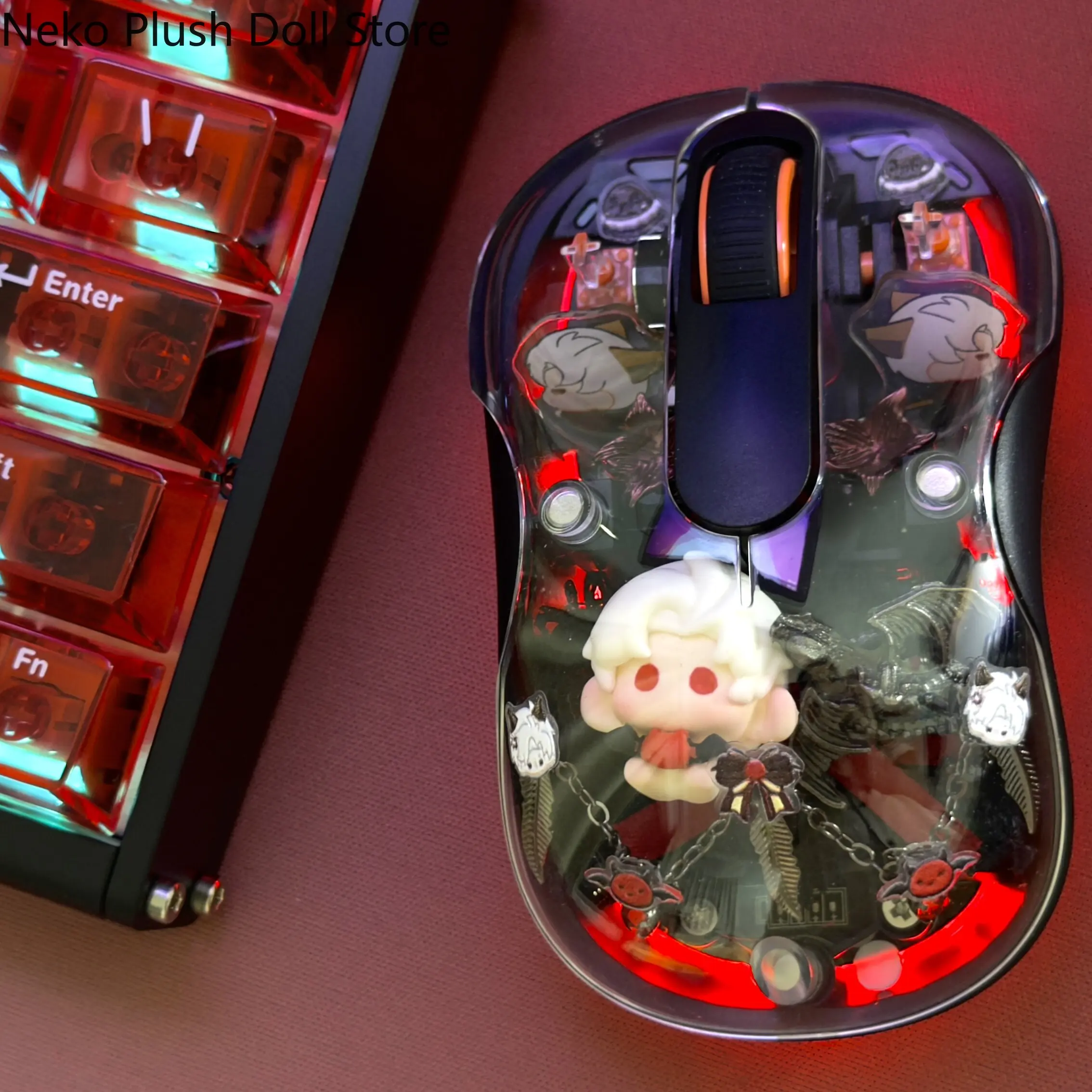 Love and Deepspace Sylus Bluetooth Mouse Wireless Mouse Mascot Student Fans Christmas Birthday Gifts Anime Cosplay Halloween
