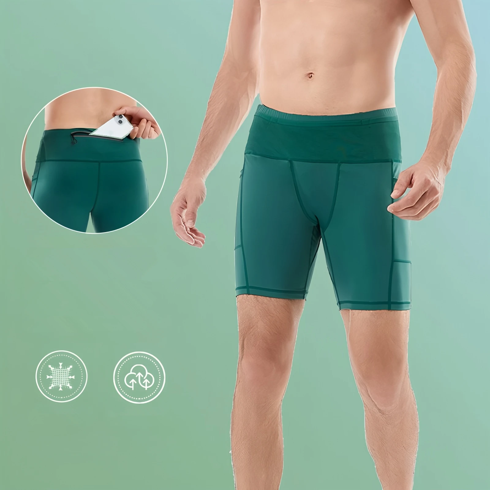 Thumbnail 4 - #12 Trending Mens Compression Sports Leggings Right Now