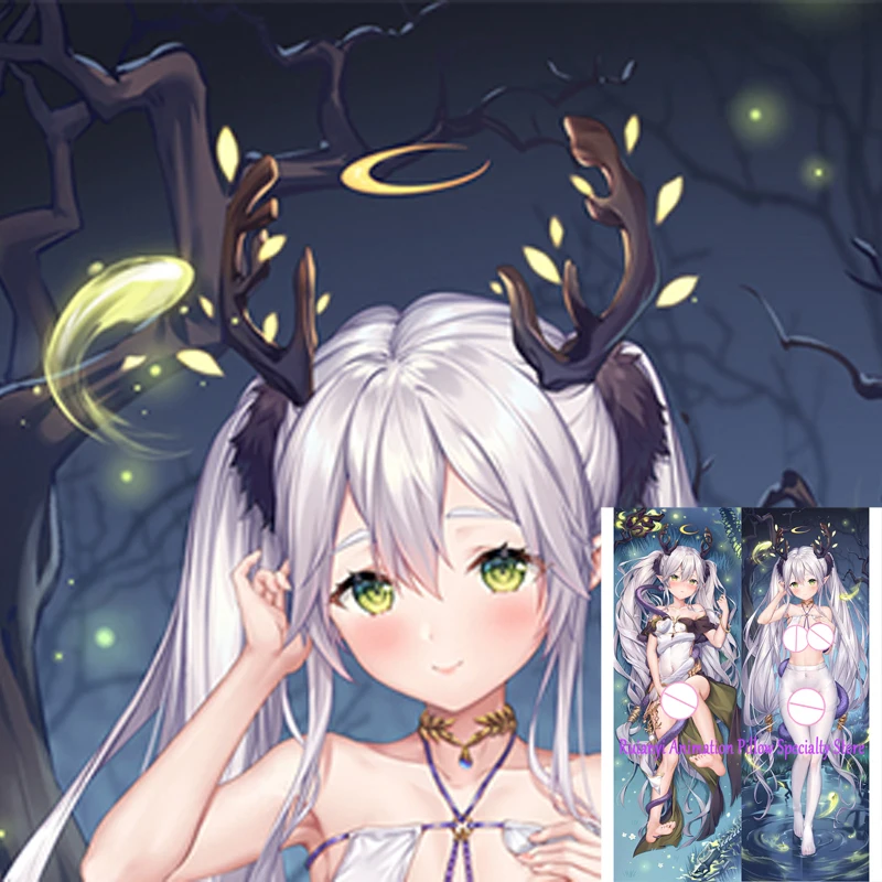 Dakimakura أنيمي غطاء وسادة بيير مزدوجة الوجهين طباعة 2-الجانب طباعة المخدة الجسم الديكور