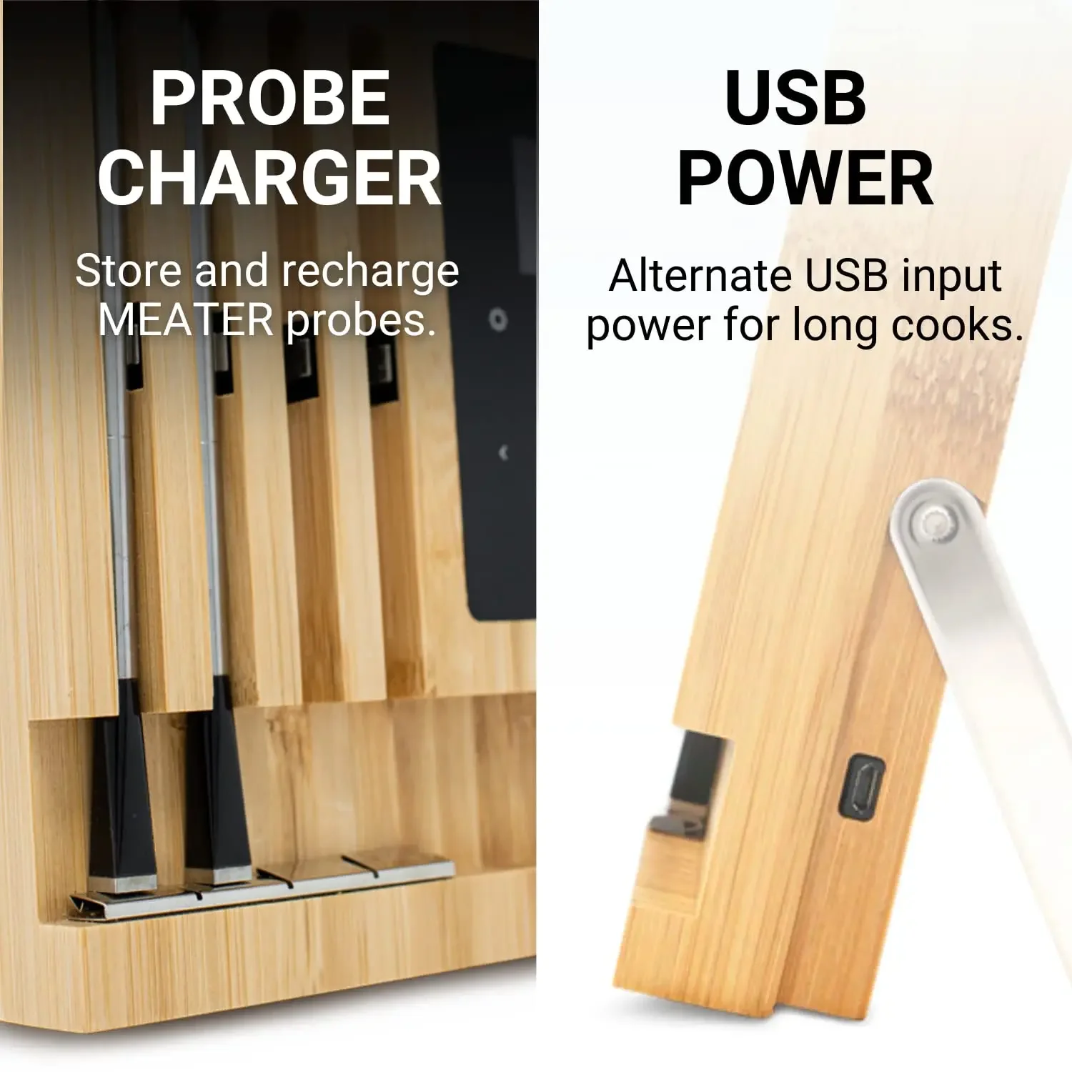 WiFi Smart Meat Thermometer | for BBQ, Oven, Grill, Kitchen, Smoker, Rotisserie | iOS & Android Ap