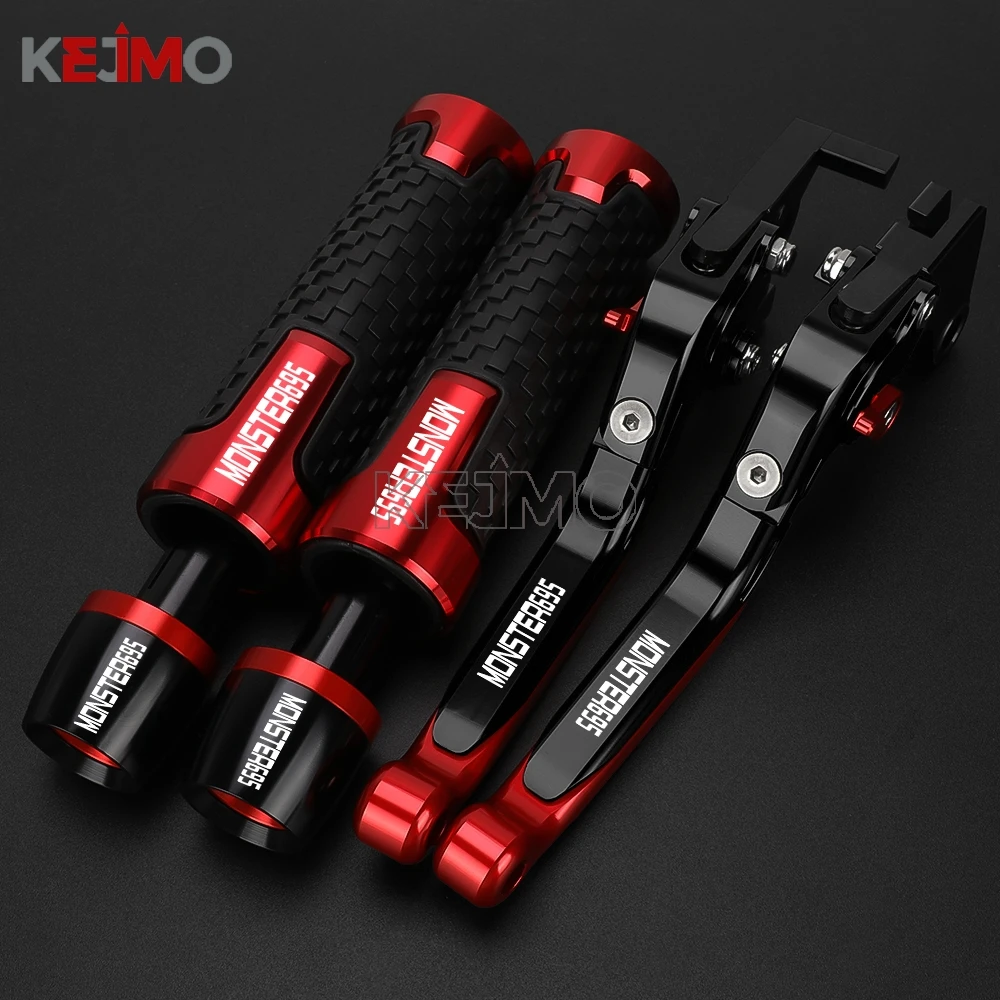 

Accessories Motorcycle Adjustable Brake Clutch Lever Part For DUCATI 695MONSTER 695 Monster 2007 2008 Handlebar Handle Bar Grips