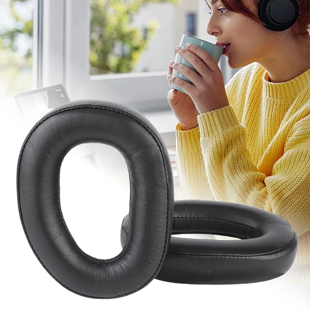 แผ่นรองหูฟังโฟมจำรูปฟองน้ำหูฟัง AKG อะไหล่หนังเทียมที่ครอบหูสำหรับ GSP550 GSP500 Sennheiser GSP 600 GSP670