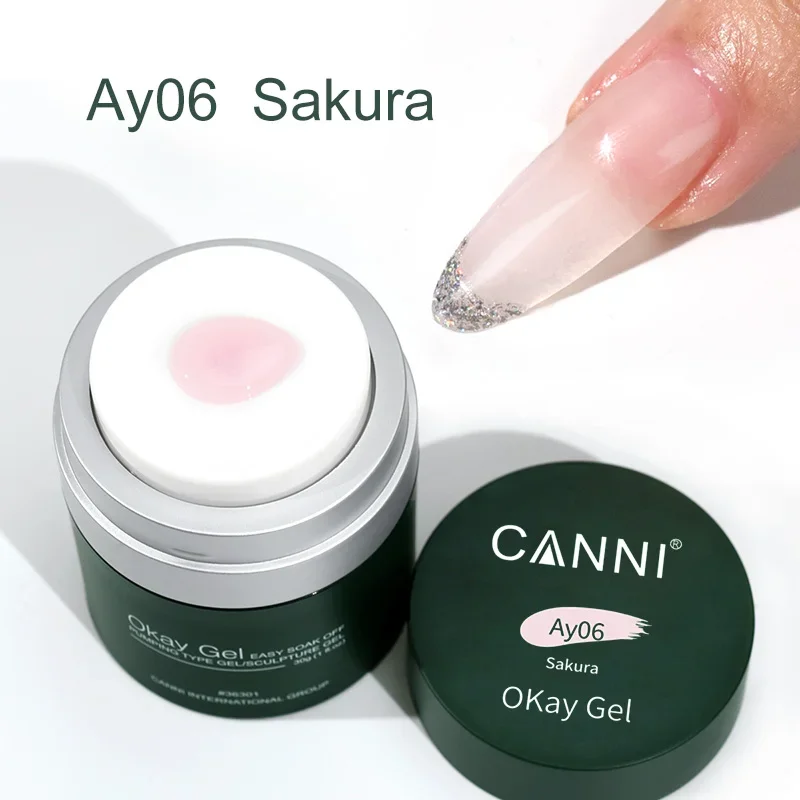 30g CANNI Okay UV Bau Gel Builder Nagelverlängerung Luftpumpe Design Soak Off Nagel Maniküre Funktion Skulptur Koreanisches Gel
