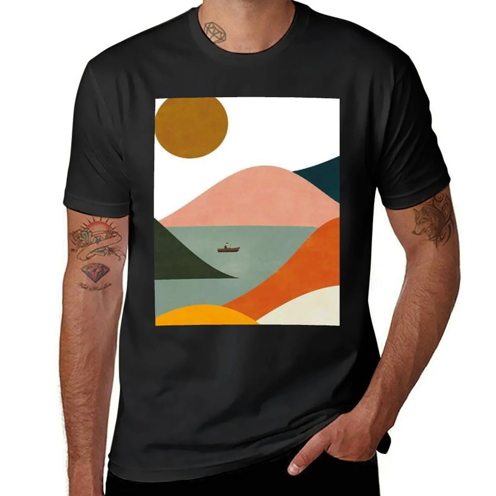 

El Barquero T-Shirt kawaii clothes korean fashion blanks summer clothes workout shirts for men