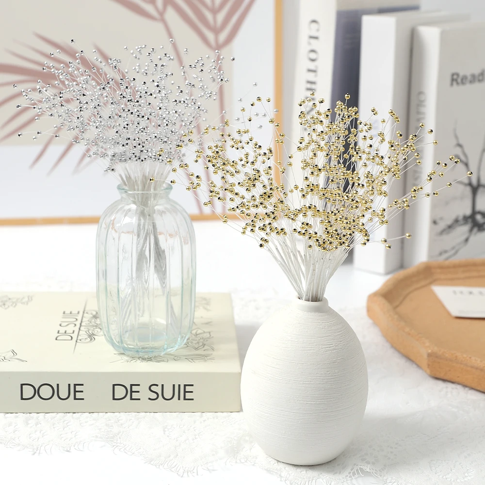 10 Teile/Bündel Braut Hochzeit Perle Bouquet Party Dekoration Perle String Bead Kranz Party Fotografie Prop Decor DIY Zubehör – Detail 3