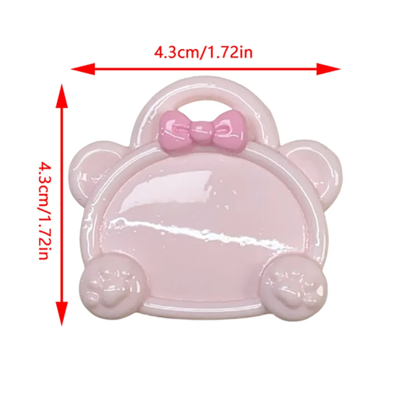 2 ชิ้นน่ารักเรซิ่นหินเล็บ Palette ผสมสีวาดพาเลทเจลจอแสดงผลเคล็ดลับเล็บปลอมชั้นวาง DIY เล็บเครื่องมือ