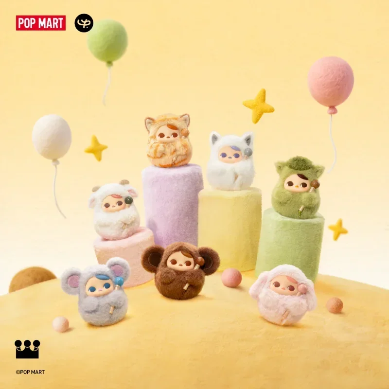 

POP MART PUCKY TAP BABIES Series Виниловый плюшевый кулон Модная слепая случайная коробка игрушки Mystery Box Фигурка-сюрприз в подарок