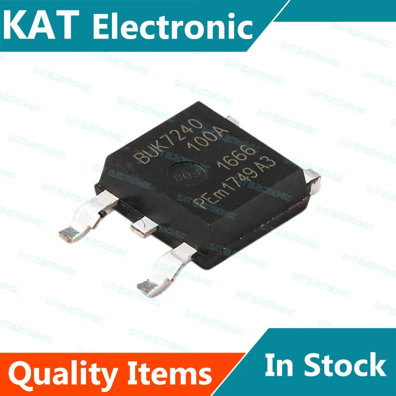TrenchMOS de nivel estándar, BUK7240 BUK7240-100A TO-252 n-channel, FET, 5 unidades por lote