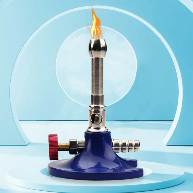 Dentistry Rotary Single Tube Gas Dental Lamp Double Tube Upright Tilt Bunsen Burner Propane Lamp Oral Dentistry