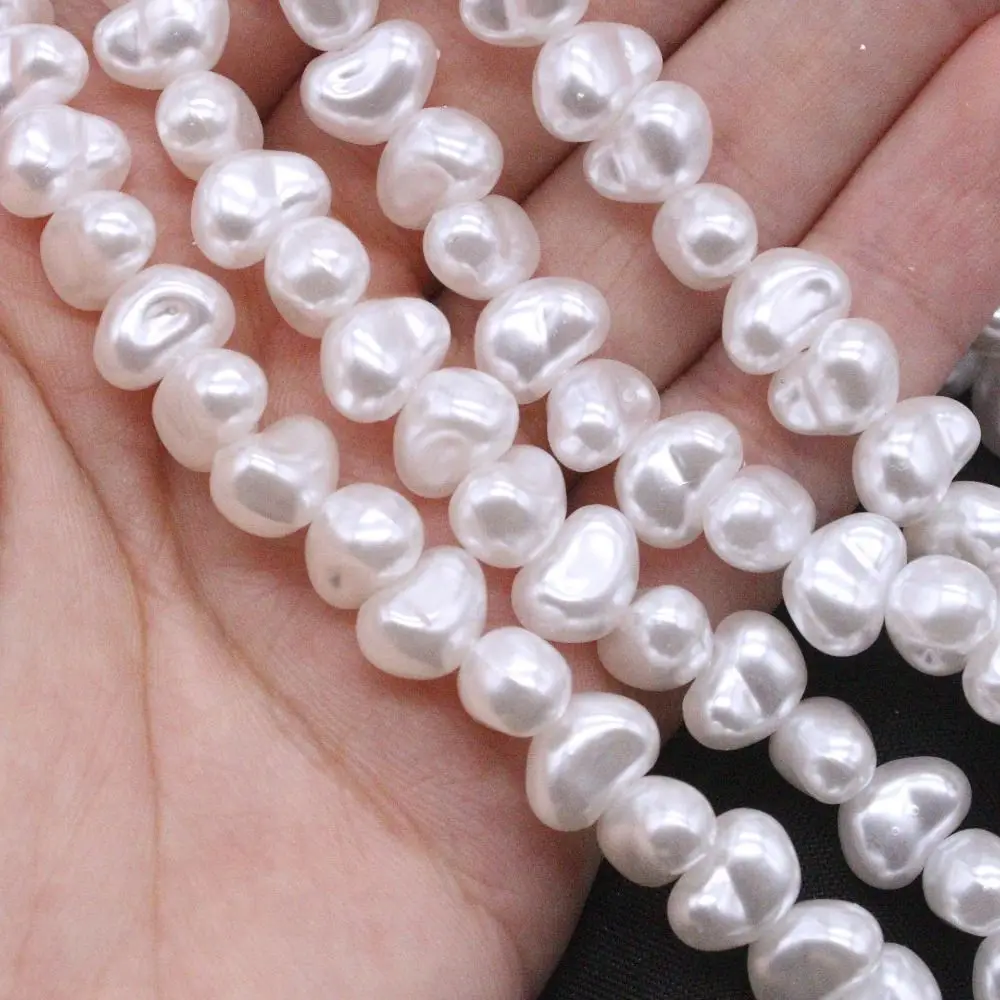 Craft Materials 4.5-7.9mm Imitation pearl ABS Baroque Style Semi-Finished Beads Irregular Shape Irregular Pearls Making