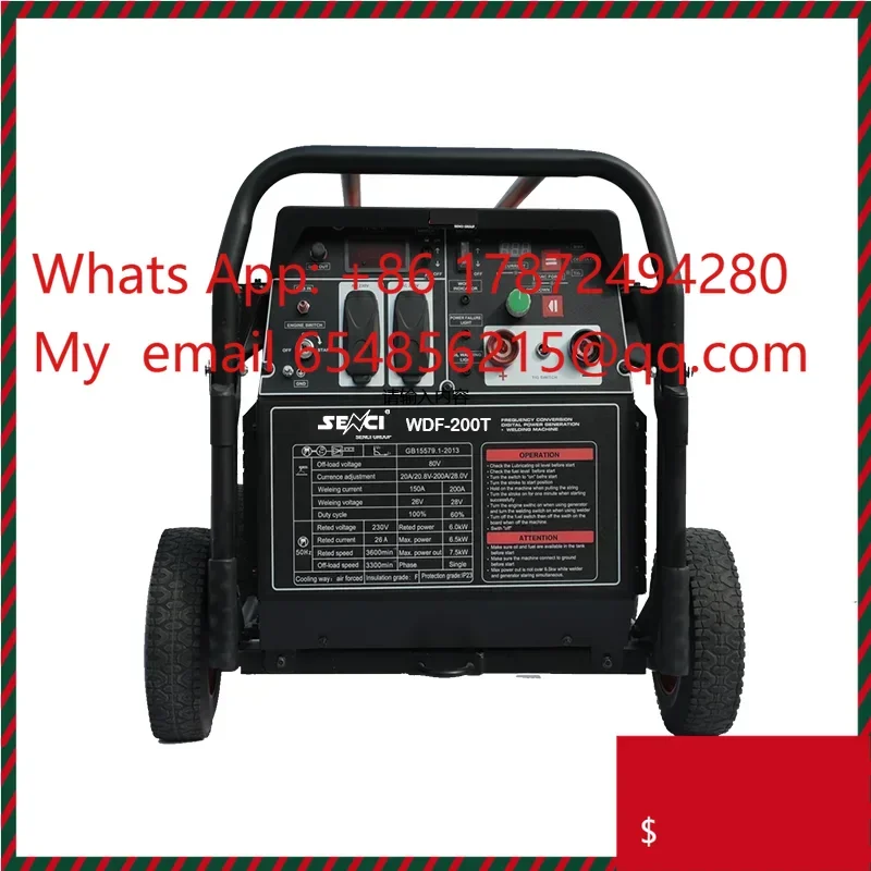 Generator and Welder Combo Portable 6KW MMA TIG Inverter Generator Welder