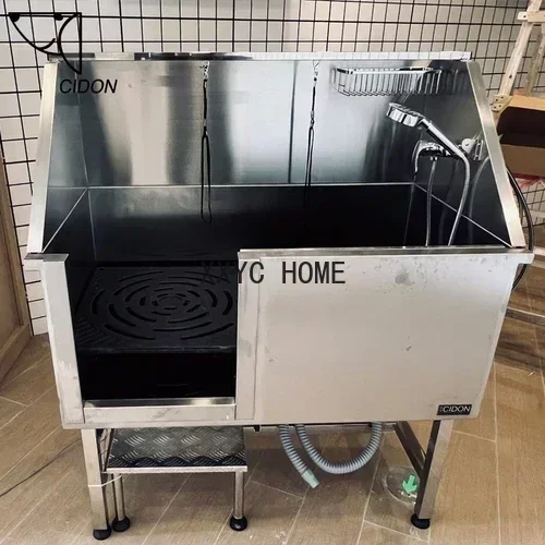 

Stainless Steel Pet Dog Large Dog Dog Washing Trough Electric Lifting Bath Bathtub Bath Pool