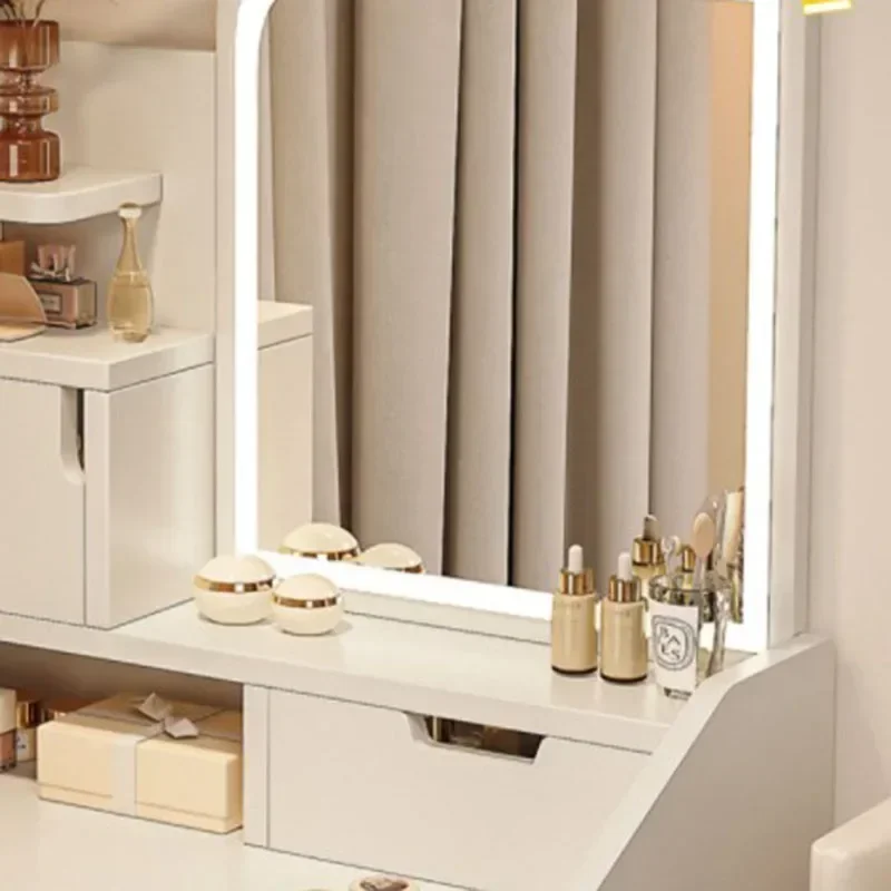 Tocador ligero multifuncional, organizador de Maquillaje, armario multifunción, muebles de dormitorio