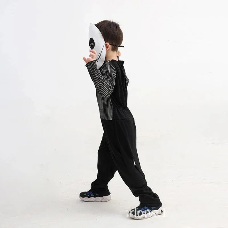 Kodiak 2025 Animation Kids Costume Boys The Nightmare Before Christmas Cosplay Child Bodysuit Suit Hallowee 2025 New