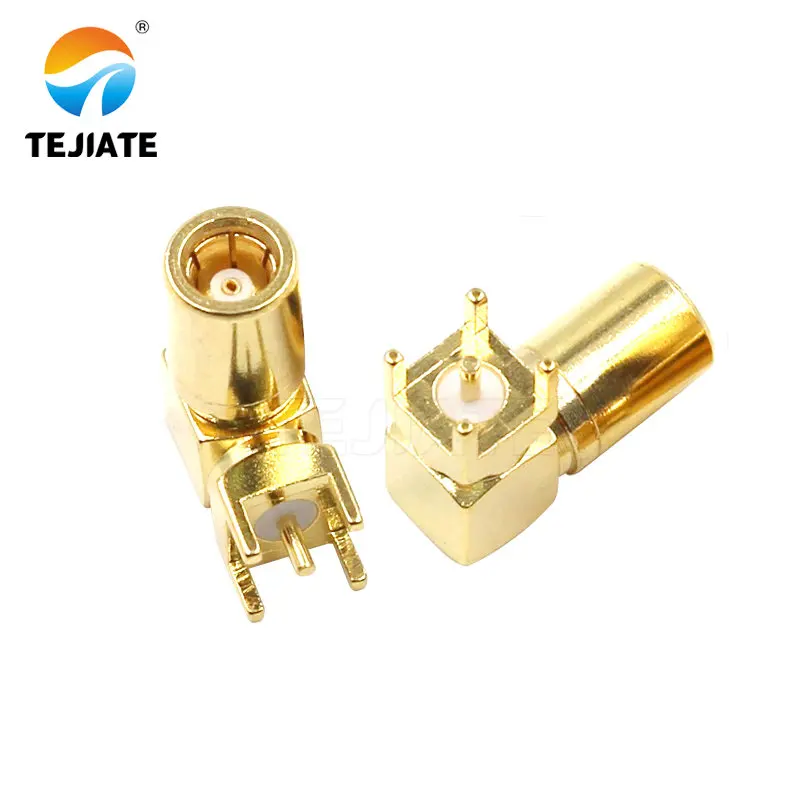 1 pz SMB-KWE/JWE/JE/KE ad angolo retto 90 gradi testa femmina connettore RF sede Antenna 50ohm
