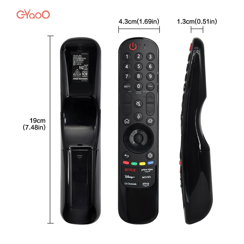 New MR24GA Magic Voice TV AKB76045005 Remote Control Suitable for OLED65B42LA OLED65C45 with pointer and voice function