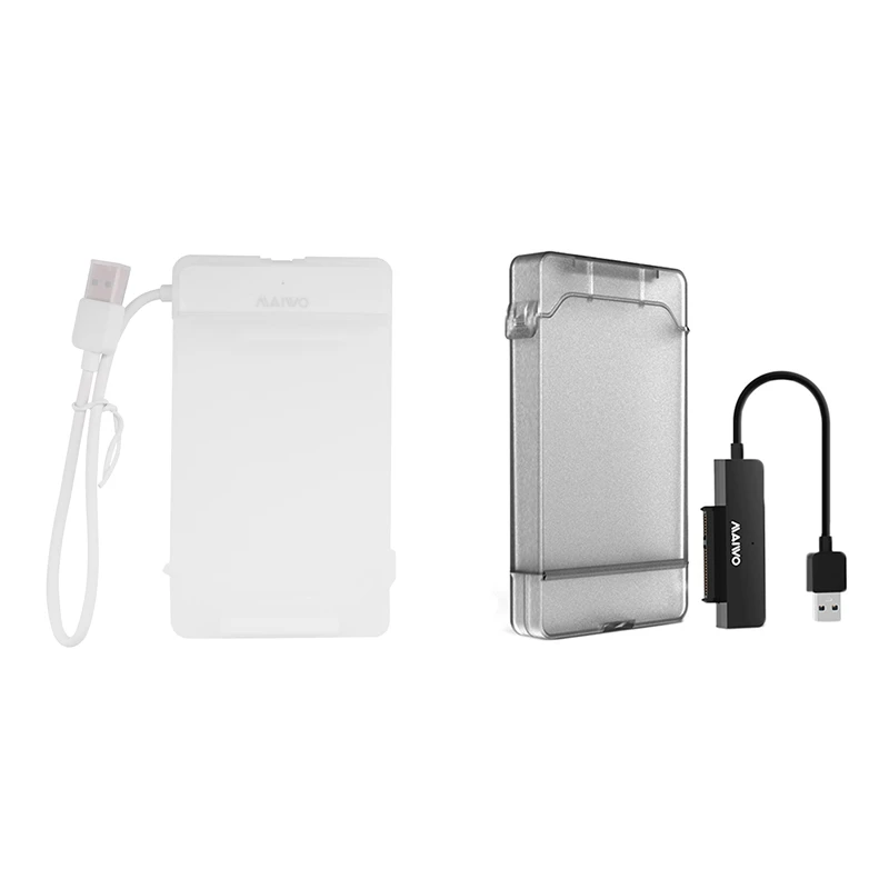 Maiwo K104 HDD SSD Enclosure USB 3.0ไปยัง SATA 3.0 HDD สนับสนุนกล่องใส่ฮาร์ดดิสก์ SSD 2.5นิ้วฟรีเครื่องมือ