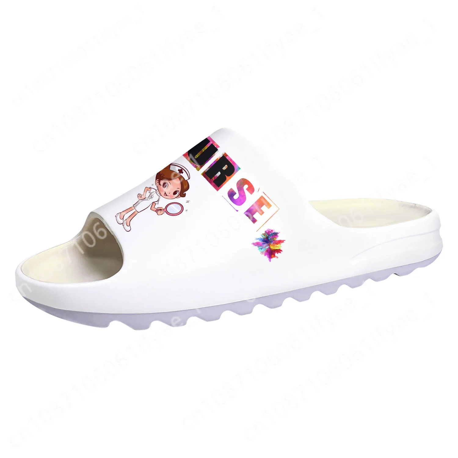 New Nurse Shoes Heart Beat Brand Custom Soft Sole Sllipers Mens Womens Home Clogs Custom Beach Water Shoes on Shit Sandals