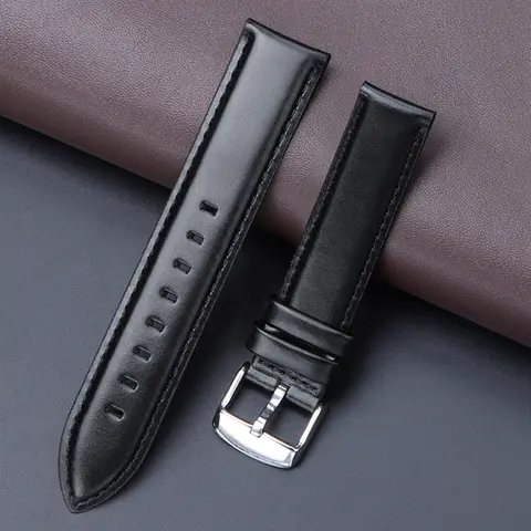 Correa de cuero Universal para reloj DW, correa de reloj de cuero genuino de 12mm, 13mm, 14mm, 17mm, 18mm, 19mm, 20mm y 22mm para mujeres y hombres