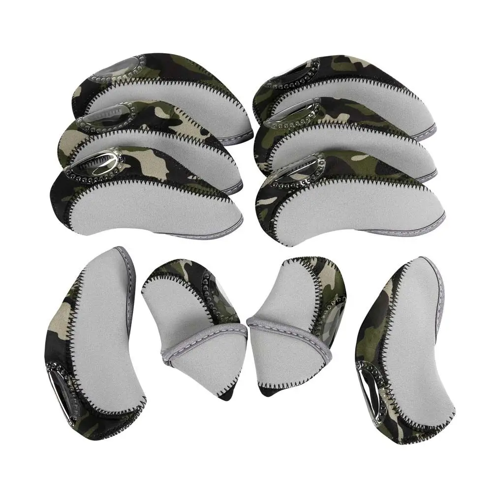 يغطي مجموعة الحديد إسفين حامي الغطاء الواقي نادي الغولف غطاء رأس الغولف جولف الحديد غطاء الرأس جولف أغطية الرأس حامي #6