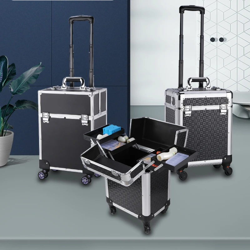 

Industrial-grade multi-layer multi-functional trolley toolbox installation furniture maintenance hardware storage mobile cart