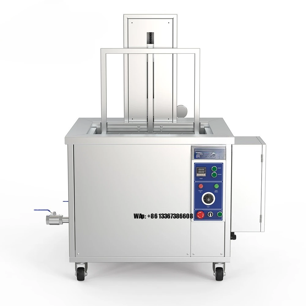 آلة التنظيف بالموجات فوق الصوتية الصناعية 45 ~ 960L مع نظام الرفع الأوتوماتيكي قالب خزان متعدد قطع غيار السيارات كتلة المحرك #1