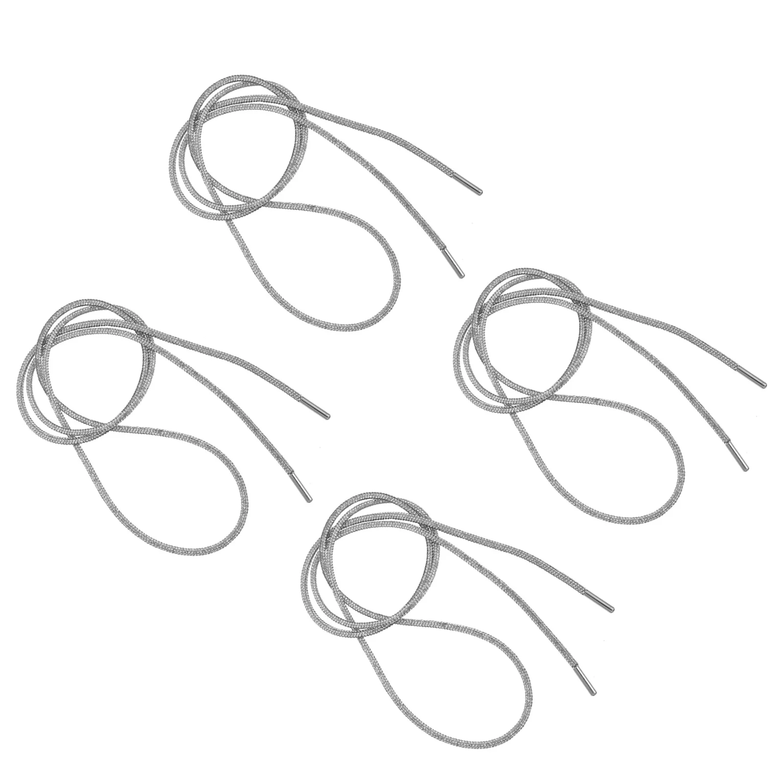 

4pcs Rhinestone Shoelaces Decorative Shoe Lace For Women Fashionable Flat Shoe Laces Casual Sports Shoes Accessories