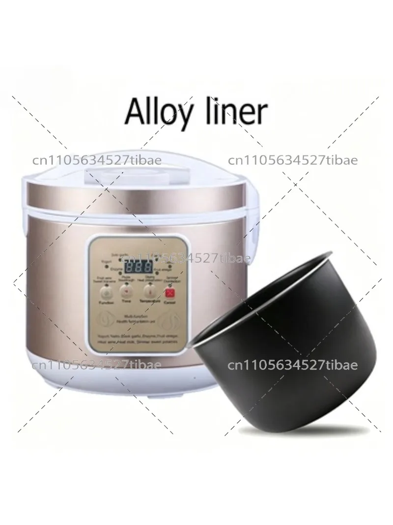 Intelligent Black Garlic Fermenter Power-off Memory Automatic Enzyme Natto Wine Brewer Yogurt Maker Stainless Steel Container