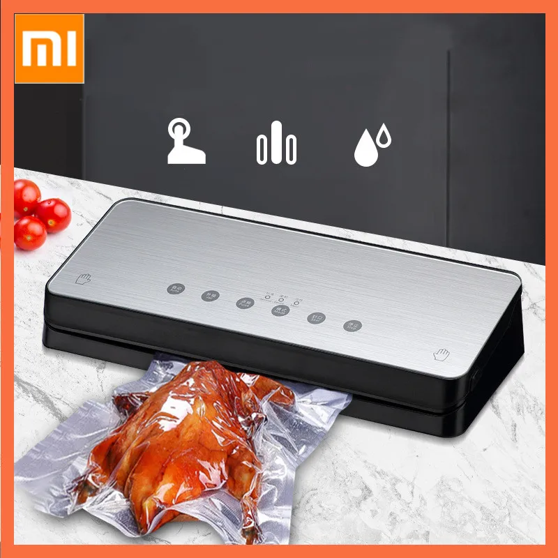 Xiaomi Best Vacuum Food Sealers Kitchen Vacuum Sealer Machine Including 10pcs Bags Household Food Saver Vacuum Packing