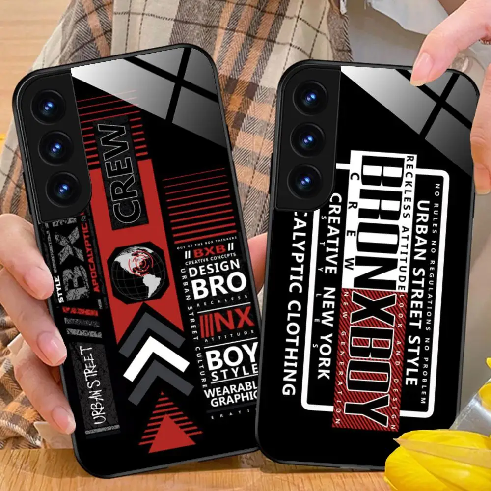 Bronx Boy Phone Case for Samsung Galaxy A56 55 54 53 52 51 36 35 34 23 16 15 5G Glass Protective Cover