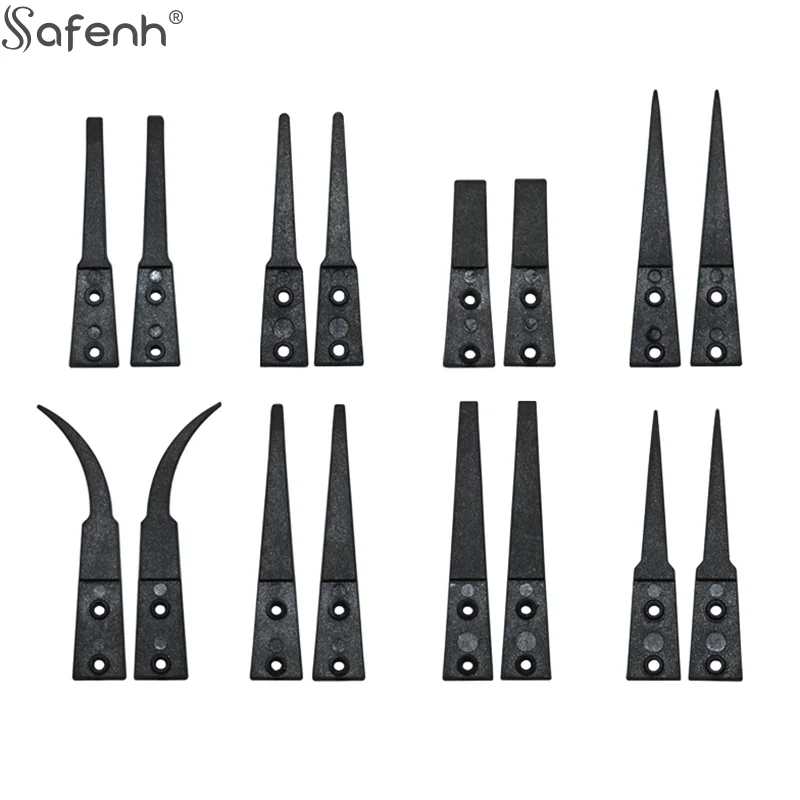 Precision Anti Static ESD Tweezers Replaceable Tips Conductive Plastic Head Tweezers For Electronic Soldering