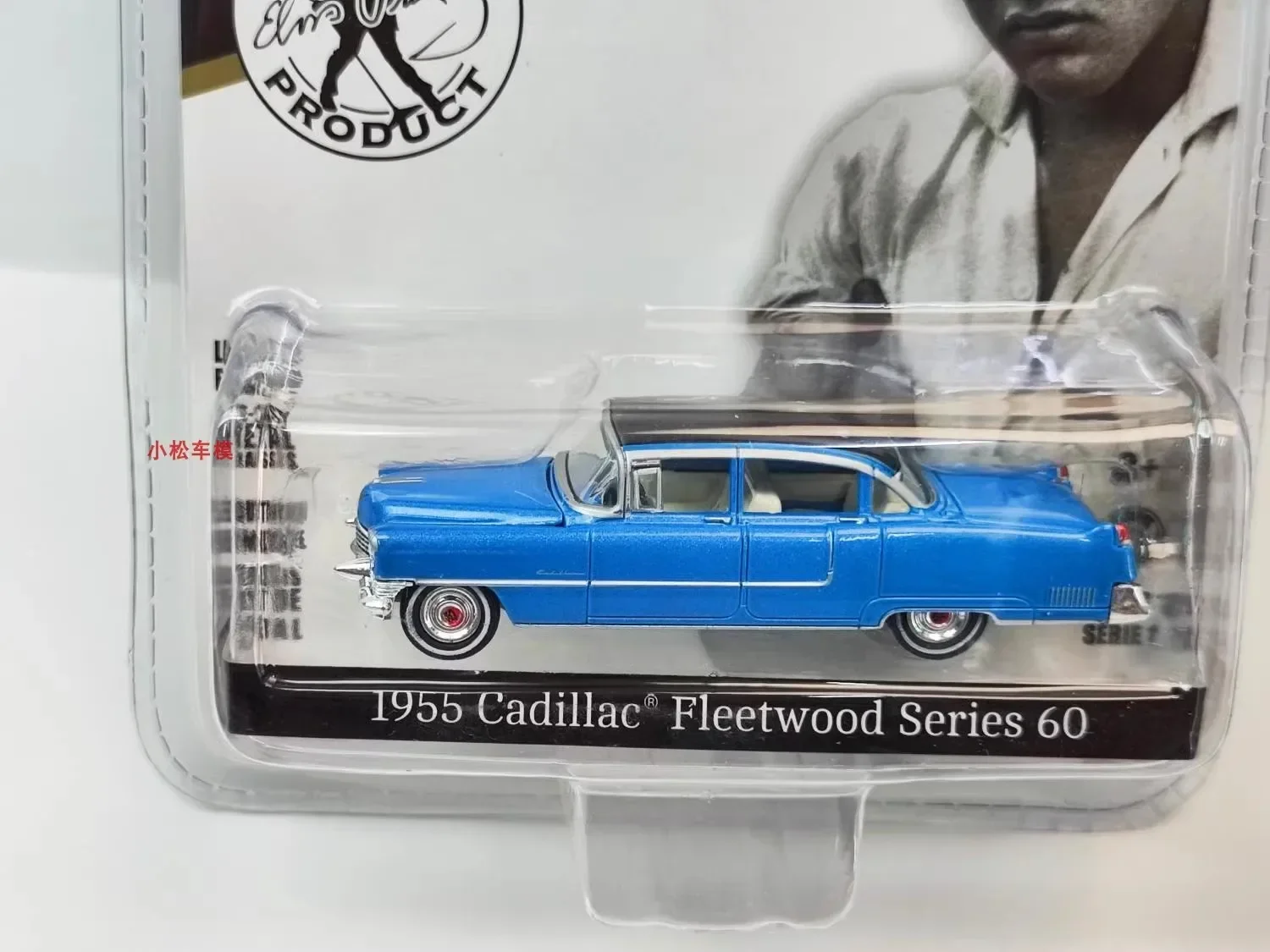 GreenLight 1:64 1955 Cadi llac Fleetwood Series 60 Metal Diecast Alloy toy cars Model Vehicles For Children Boys gift