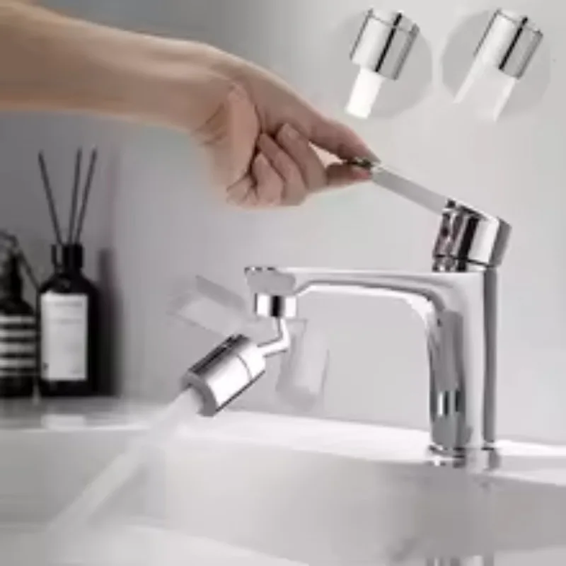 

720 Rotatable Universal Kitchen Faucet Anti-Splash Aerator Bathroom Tap Sprayer Saving Water Tap Nozzle Extender Adapter