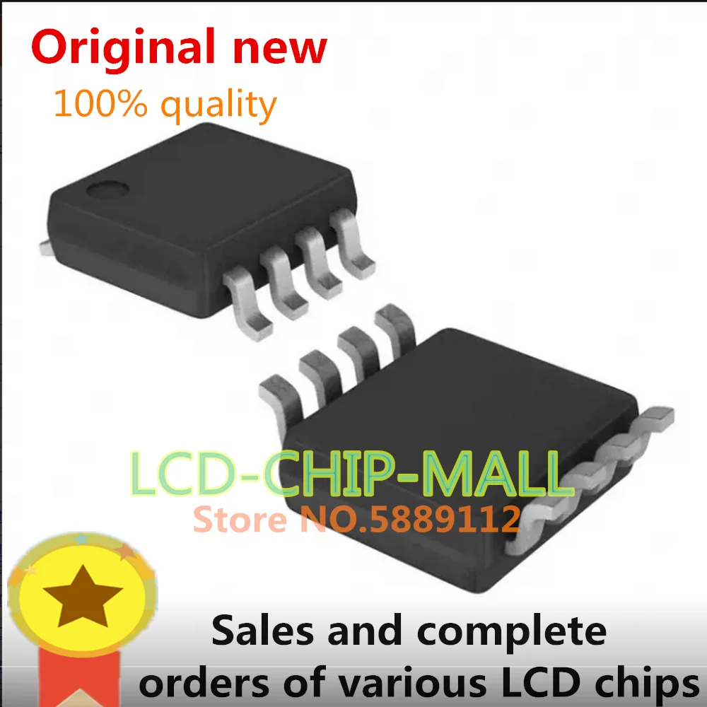 1PCS 100%NEW  MCP9808-E/MS  MCP9808 MSOP8 CHIPS IN STOCK 