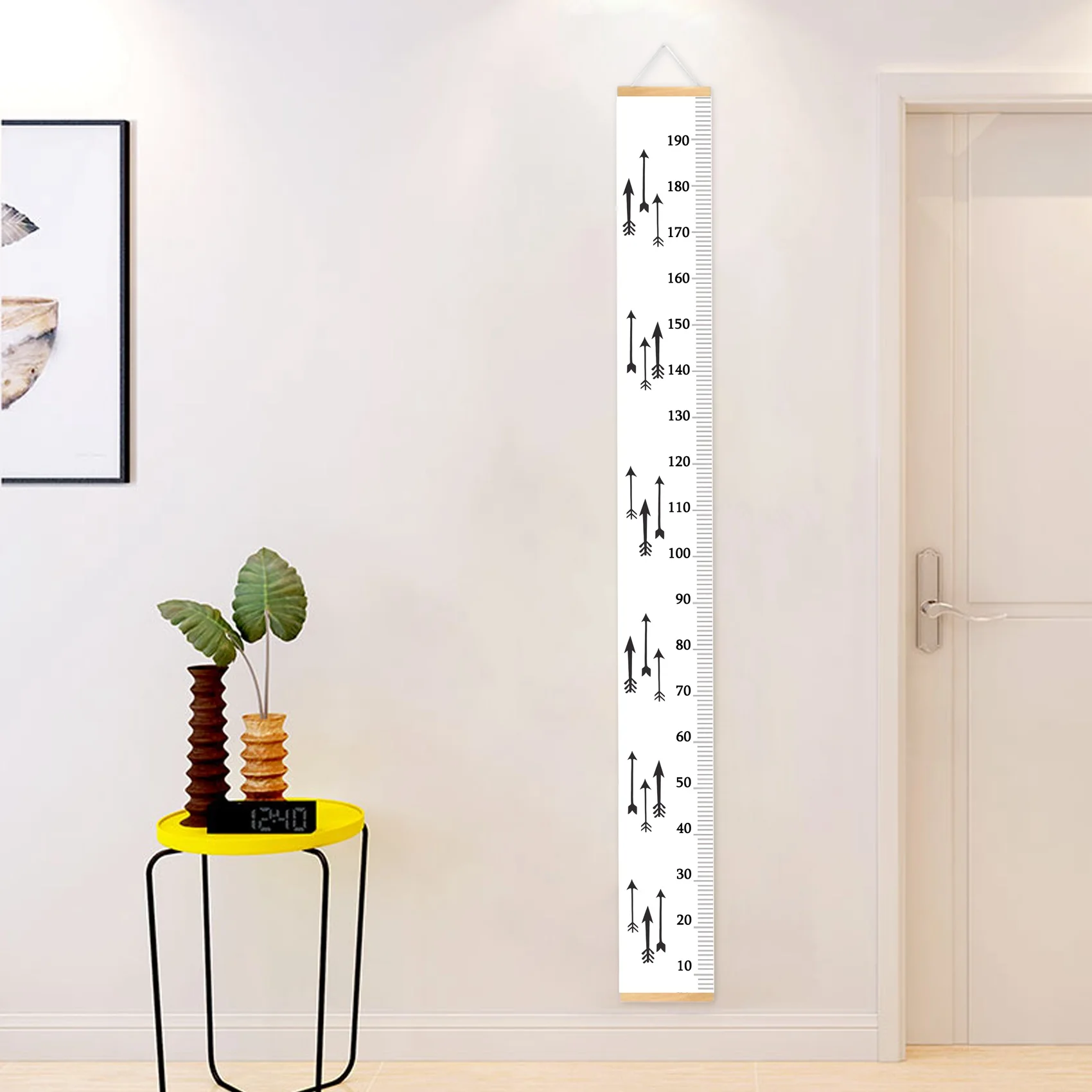 AS96-Children Kids Growth Chart Height Ruler Wall Sticker Ruler Growth Chart Wall Decal Height Measurement Sticker Decorative Gi