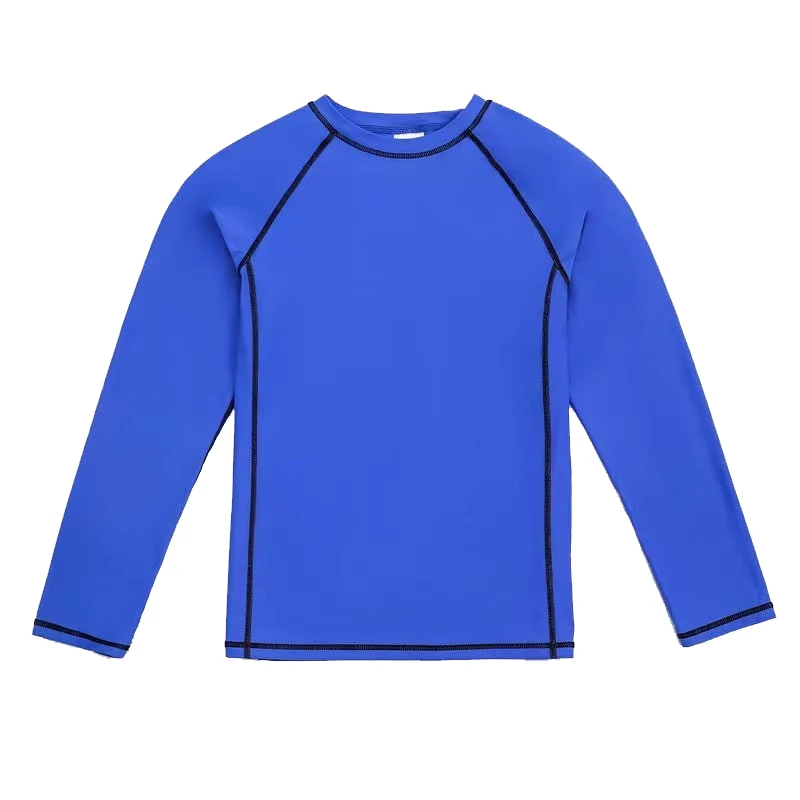 Boys Surf Wear Tops Single Piece Big Kids Swimming Children\'s Long Sleeve Sun Protection Swimming Costume Diving Surfing Outfits