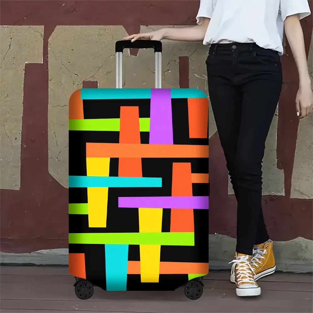 capa-de-bagagem-com-estampa-abstrata-geometrica-neon-1-unidade-para-tamanhos-de-bagagem-de-18-a-32-polegadas-acessorios-de-viagem-elasticos-e-a-prova-de-poeira
