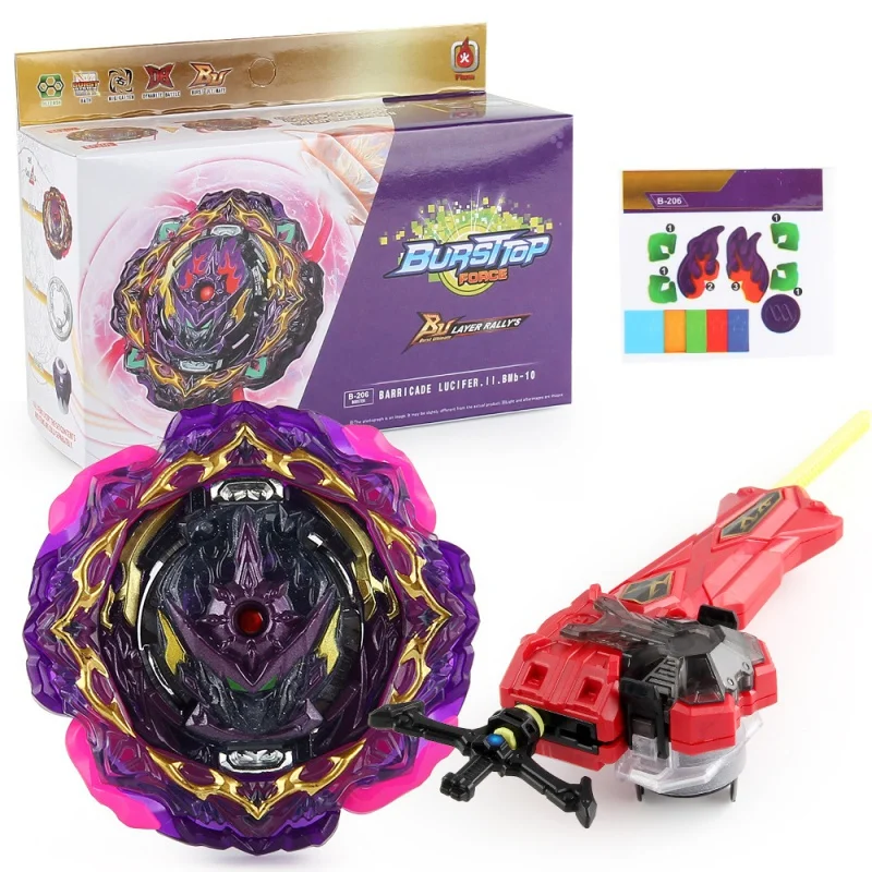 Beyblade Burst Sparks GT Toy Toy Burst Gyro Toy B- 206 Fortress Lucifer Gyro with Launcher Battle Toy