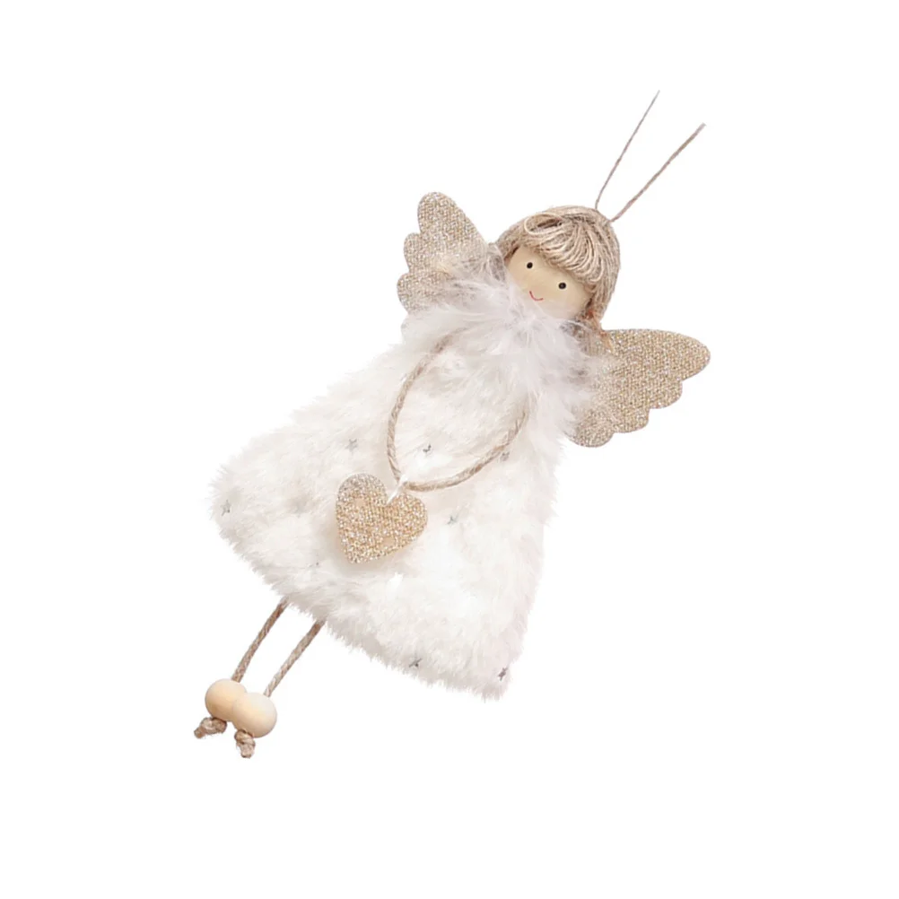 

1Pcs Angel Ornament Environmental Friendly Material Lightweight Easy to Place Christmas Tree Decoration Angel Ornament