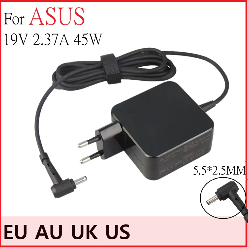 

19V 2.37A 45W 5.5*2.5mm Laptop Charger Adapter For Asus X401 X401U X501 X501A X502C X502CA X550 X550L X551 X551C X555L X555U