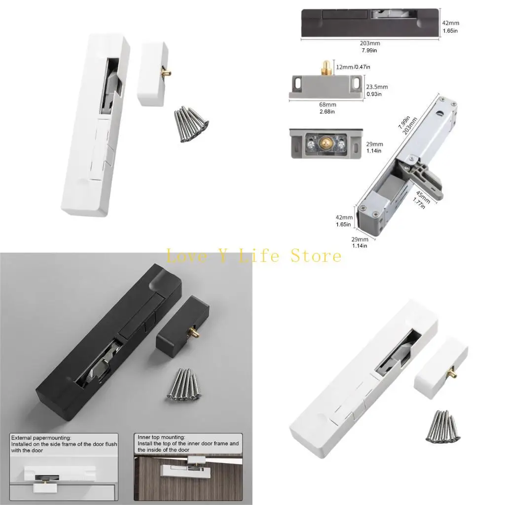 

L74C Прочные алюминиевые пластиковые дверные доводчики для дома и офиса с фиксацией в открытом положении и ручной регулировкой