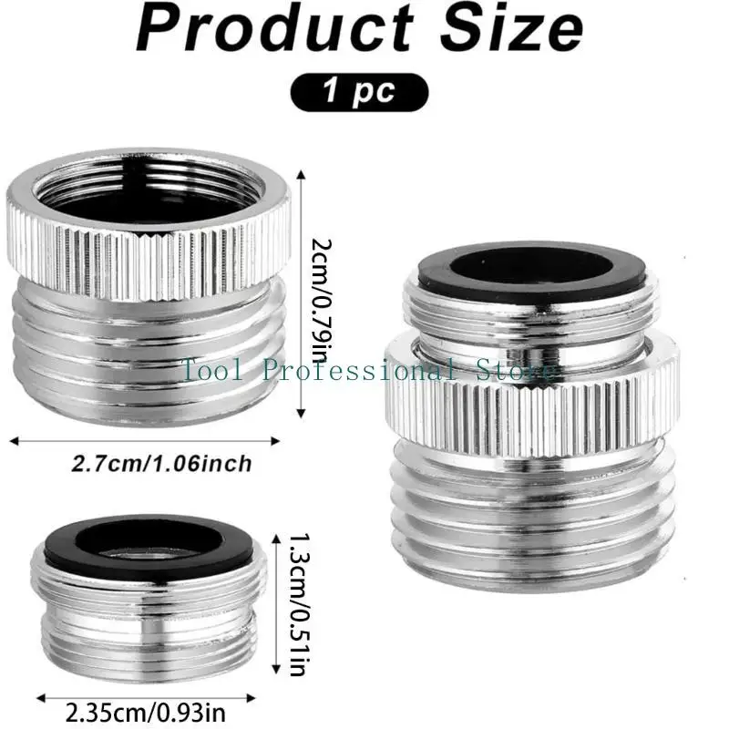 57QF 2celes adapter kaucji miedzi 3/4 z zlewem kuchennym z węża w łazience