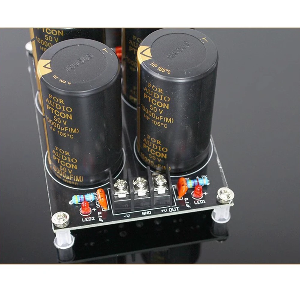 Dual Power Rectifier Filter Power Supply Board AUDIO 50V 10000UF Capacitor Finished Board