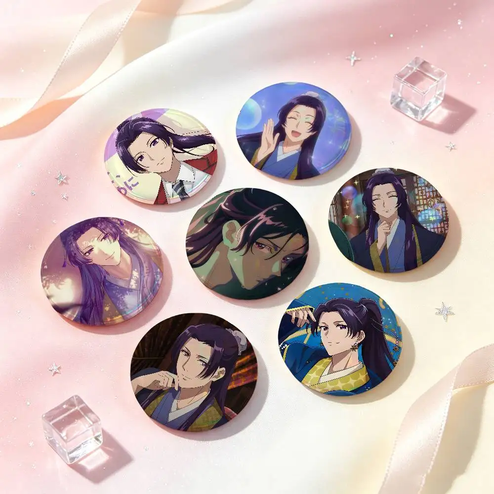 Jinshi Anime Character Badges Button Round Creative Pin Brooch Badge Bag Decor Accessories Fans Collect Friends Gifts