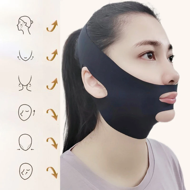 Ladies/Men Chin Cheek Slimming Bandage V Shaper V Line Lifting Mask Face Lifting Anti Wrinkle Strap Band Sleeping Mask Beauty