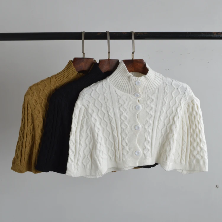 

Осенне-зимний женский однотонный вязаный свитер, пальто на пуговицах, защитные женские топы Faion