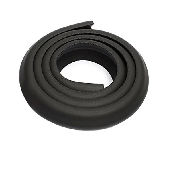 2m Black Baby Safety Table Corner Guard Thickened Nbr Rubber Anti- Protector Strip for Home Table Corner Guard