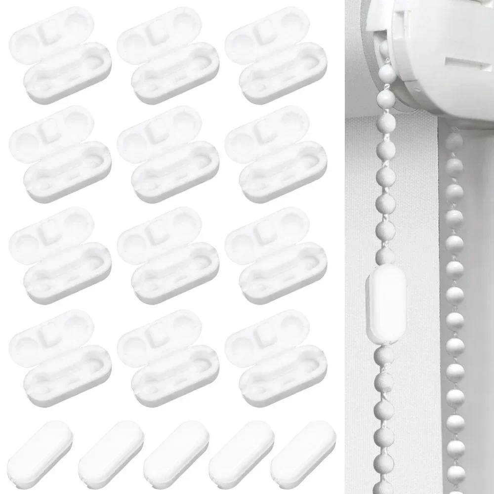 5-100Pcs  Roller Blinds Pull Cord Connector Curtain Chain Connector Roman Curtain Beaded Chain Cord Connection Decor Accessory